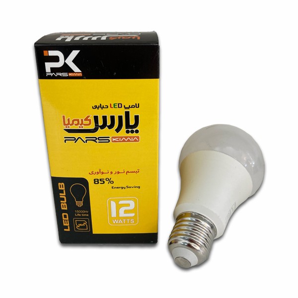 لامپ LED حبابی 12 وات پارس کیمیا